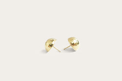 Disco Ball Stud Gold Earrings