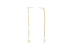 Chain Stud Gold Earrings