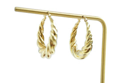 Weaving Hoop Earrings with Ruby Touch