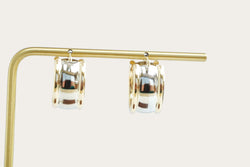 Cuff Hoops Gold Earrings
