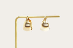 Chunky Hoop Gold Earrings Saddleback
